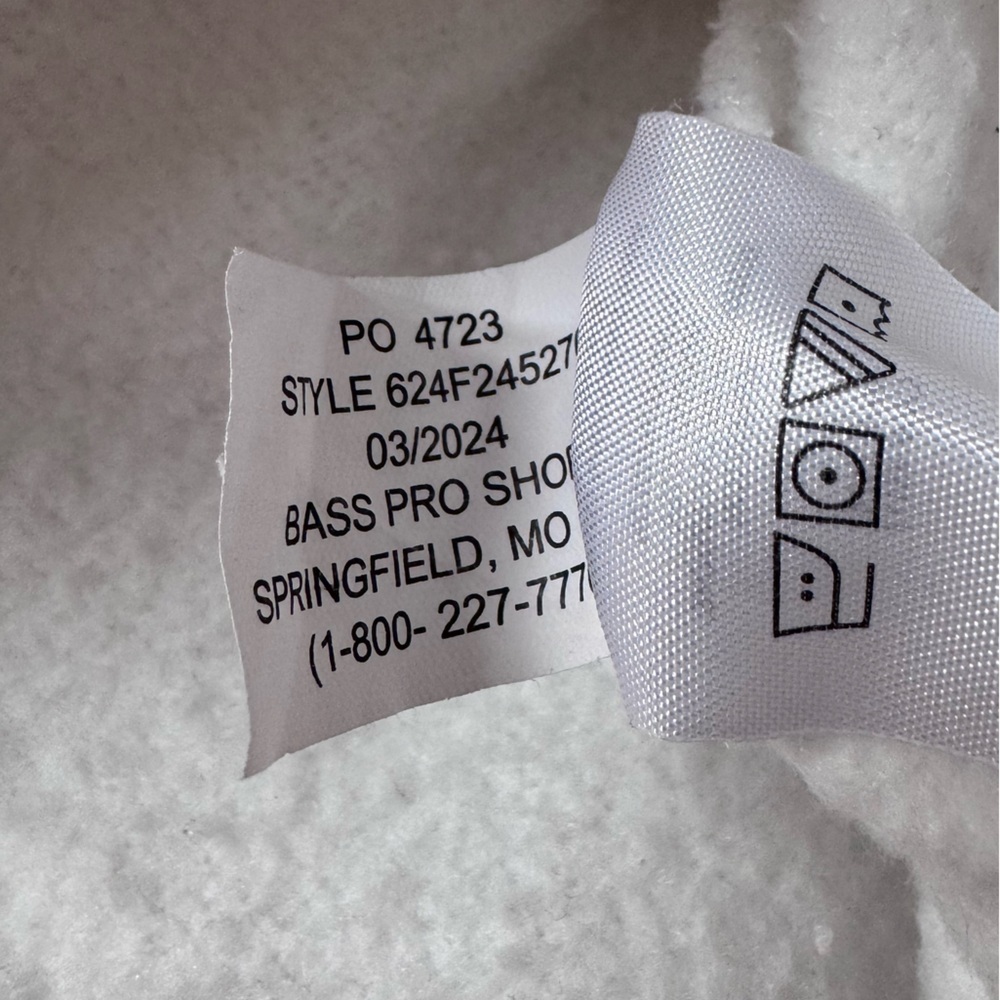 Bass Pro Shops Hoodie Men’s Size L in Whisper White - Picture 6 of 9